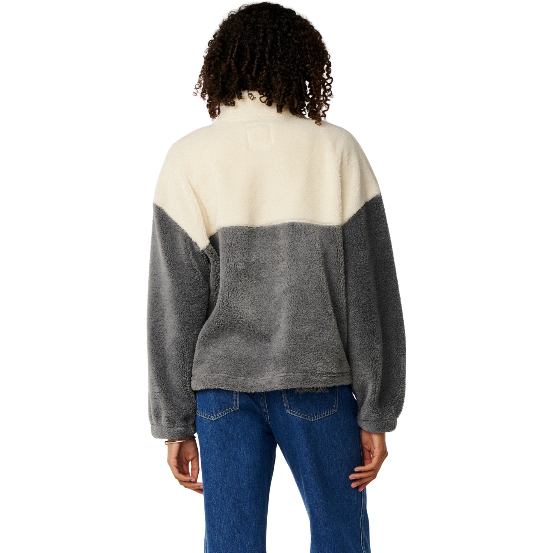 2026 Rip Curl Womens Surf Revival Polar Fleece 0AEWFL - Charcoal Grey